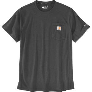 Carhartt Мъжка тениска Carhartt Force Pocket S/S T-Shirt - Carbon Heather (216-5775-1211)