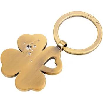 Image 1 of TROIKA Ключодържател Troika- GIRLS BEST FRIENDS "Clover Bronze", златист (KR9-30/AB)