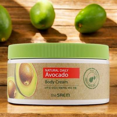 The Saem Natural Daily Avocado tělový krém 300 ml