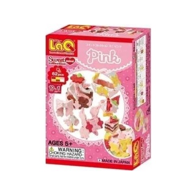 LaQ Mini Pink Educational Building Blocks