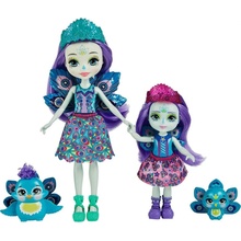 Mattel Enchantimals Siblings Patter Peacock