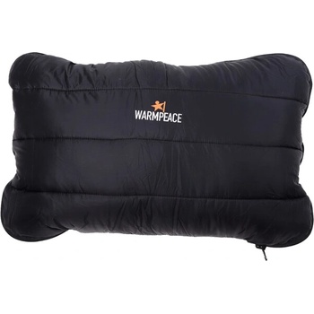 Warmpeace Възглавница Warmpeace с пера Zip, черна (4389.black)