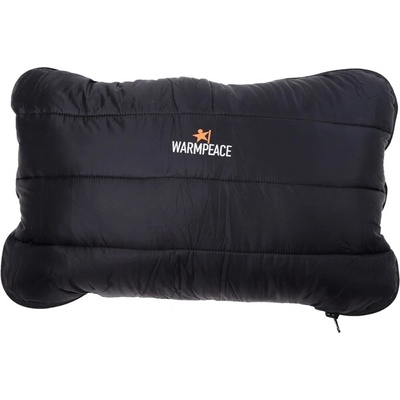 Warmpeace Възглавница Warmpeace с пера Zip, черна (4389.black)