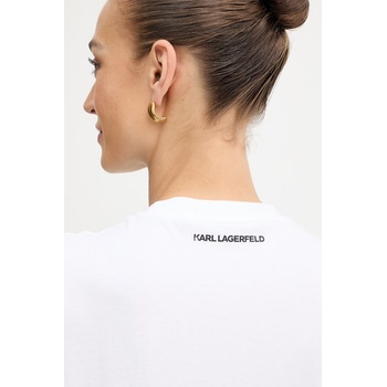 Karl Lagerfeld тениска дамска памучна IKON (B2W17081)