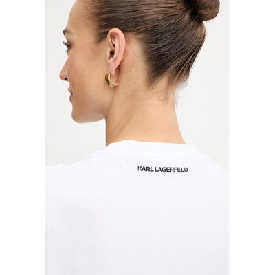 Karl Lagerfeld тениска дамска памучна IKON (B2W17081)