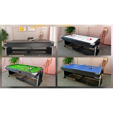 Playronix Multifunkčný herný stôl QuadFun 7ft s otočnou doskou