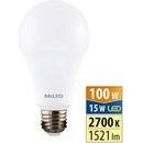 McLED LED žárovka E27 15W 100W teplá bílá 2700K