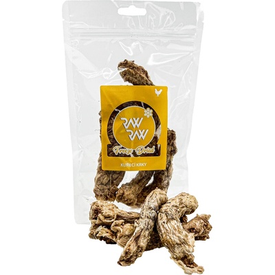 Rebel Dog Raw Raw mrazem sušené Kuřecí krky 60 g