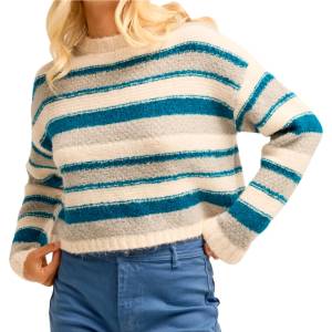 Billabong Дамски пуловер Billabong Women's Soft Breeze Jumper - Whitecap (117-3860-0214)