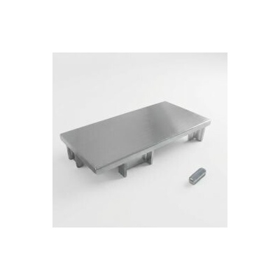 Záslepka plná k S056/LED, pravá, hliník