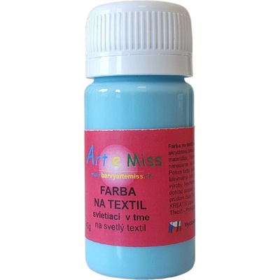 Svietiaca farba na textil 110 g 83 neón modrá