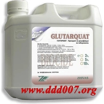 ЖИВАС ООД ГЛУТАРКВАТ - Концентриран препарат за почистване и дезинфекция на повърхности