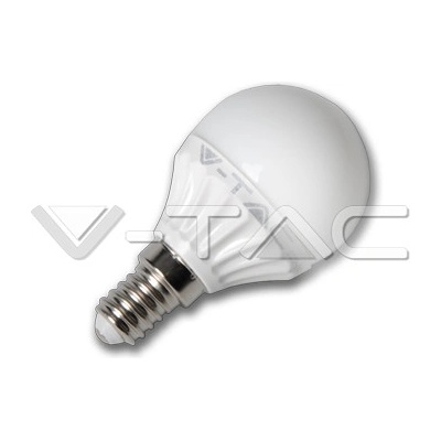 V-Tac E14 LED žiarovka 4W, p45 Studená biela