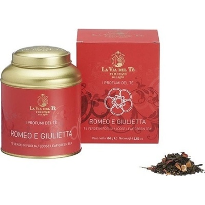 La Via Del Té Sypaný čaj v dárkové plechovce Romeo e Giulietta Romeo a Julie 100 g