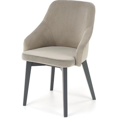 Halmar Трапезен стол TOLEDO 2 графит / дамаска: Solo 265