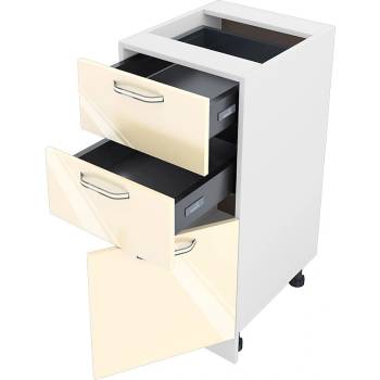 ИРИМ Долен кухненски шкаф Сити БФ-Бежово гланц-05-53 десен 40 см