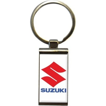 Prívesok na kľúče živicová hranatá Suzuki