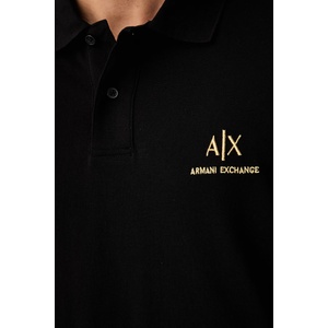 Giorgio Armani тениска с яка мъжка от памук (XM003554.AF13026)