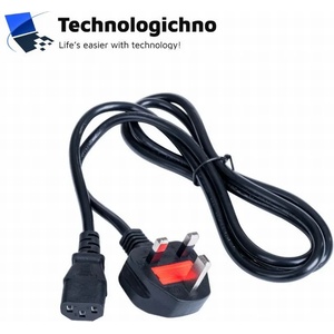  Захранващ кабел Power Cord Computer UK 1.5m (5901720137036)
