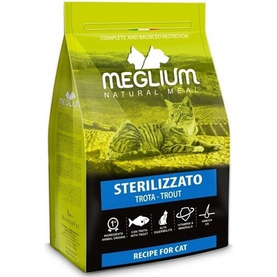 Meglium Cat dospelý kastrovaný pstruh 10 kg