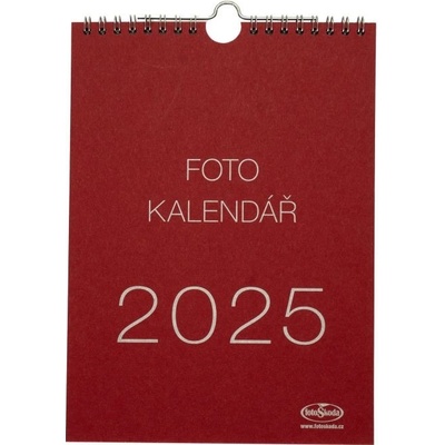 na vlastné foto NÁSTENNÝ MALÝ červený 2025