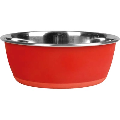 Flamingo Feeding Bowl - Метална купа за храна и вода за кучета , 1900 мл. /20 см. - червена