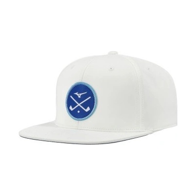 Mizuno Crossed Clubs Snapback Golfová Pánské Bílá