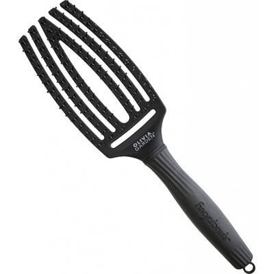 Olivia Garden kartáč Fingerbrush Double Bristles M černý – Hledejceny.cz