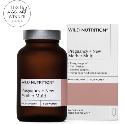 Wild Nutrition Vitamínový a minerální komplex pro těhotenství 90 kapslí
