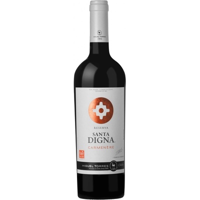 Miguel Torres Santa Digna Gran Reserva Carmenere suché červené 2021 14% 0,75 l (čistá fľaša)