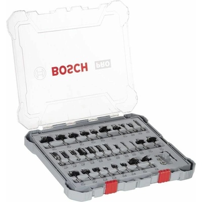 BOSCH Smíšená sada tvarových fréz s vřetenem O 6 mm, 30 ks (2.607.017.474)