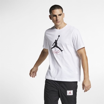 Image 1 of Air Jordan Мъжка тениска Air Jordan AJ Jumpman T-Shirt Mens - White/Black