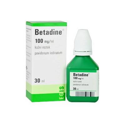 Betadine 100mg/ml drm sol 30ml (H) zelený