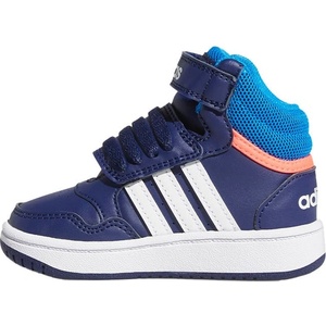  ADIDAS Hoops Mid Shoes Blue - dress4less