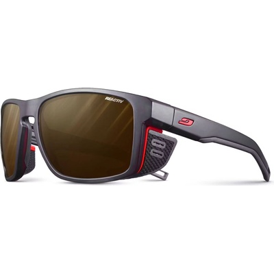 Julbo Слънчеви очила Julbo - Shield M - Reactiv High Mountain 2-4, черно/оранжеви (J5445014)