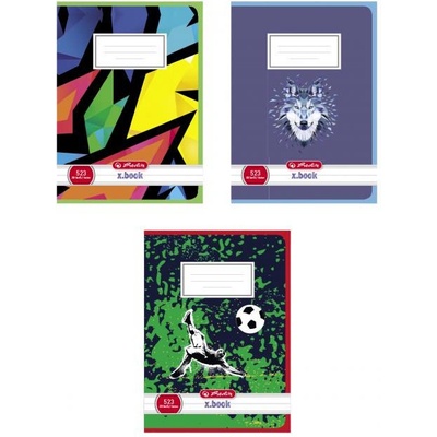 Herlitz Zošit 523 A5 linajkový chlapci