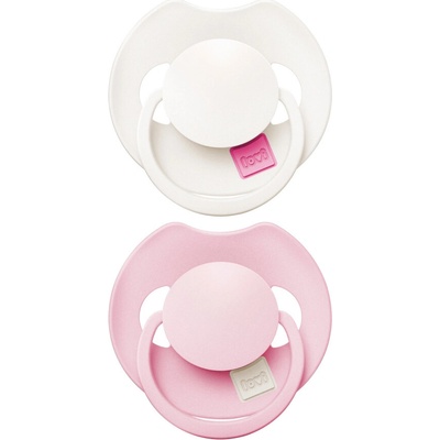 Lovi Cumlík silikónový dynamický PRIME Tutti Frutti 2 ks Rose/Rose Cream