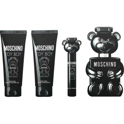 Moschino Toy Boy EDP 100 ml + EDP 10 ml + balzam po holení 100 ml + sprchový gél 100 ml darčeková sada