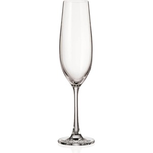 Bohemia royal & crystalite Чаша за шампанско Bohemia Royal Sarah 260ml, 2 броя (1009968) - topmall