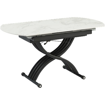 Carmen Разтегателна маса с повдигащ механизъм lesko - бяла (3531039_2)