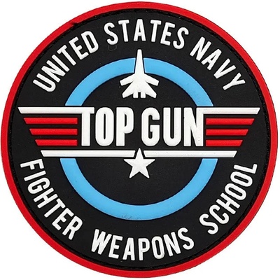 EA nášivka Top Gun Fighter Weapons School PVC 8cm