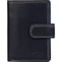 Patchi Kožená mini peněženka RFID 3001022.61.30 modrá / multicolor