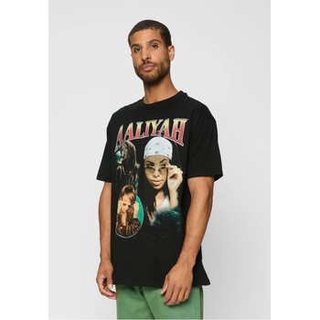 Mister Tee Тениска Aaliyah Retro Oversize Tee black XXLUB-MT1823-00007 - Тъмносив, размер L