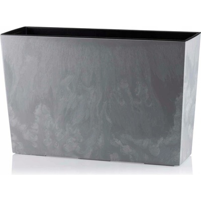 HowHomely Květináč plast šedý 19 x 56 x 36,2 cm