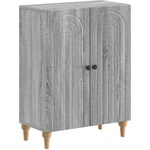 vidaXL Шкаф за баня ALKMAAR Сив Сонома 59, 5 x 31 x 80 см (896181)