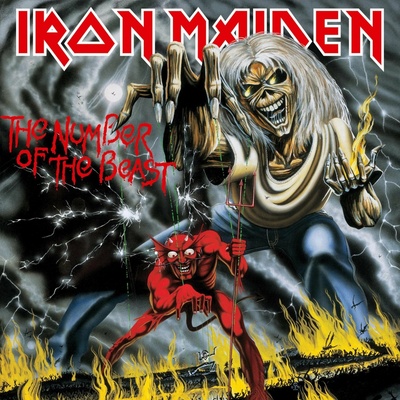 IRON MAIDEN - THE NUMBER OF THE BEAST/THE BEAST OVER HAMMERSMITH LP