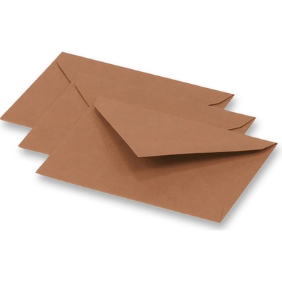 Clairefontaine Kraft - obálka - 75 x 100 mm, 20 ks, olizová
