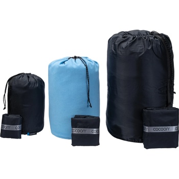 Cocoon Възглавница за пътуване Cocoon Kissenpacksack Pillow - Phantom Black / Light Blue - размер 36 x 19 cm (557-0523-0112)