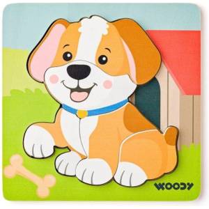Woodyland Puzzle Baby - кученце (91363)