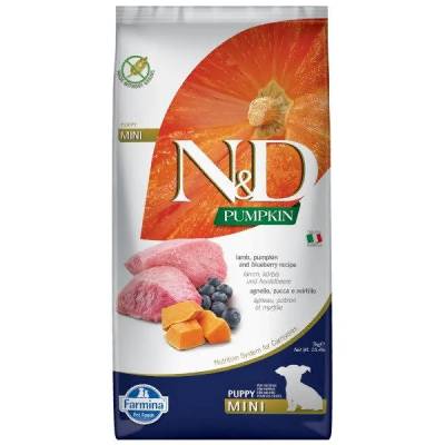 n&d gf pumpkin lamb&blueberry puppy mini - СУХА ХРАНА ЗА КУЧЕТА - 7 кг (pnd070200s)